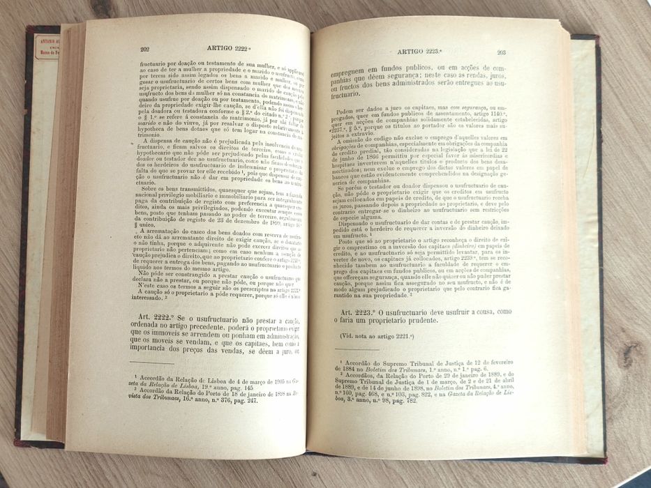 Código Civil Portuguez Annotado  1894-1905