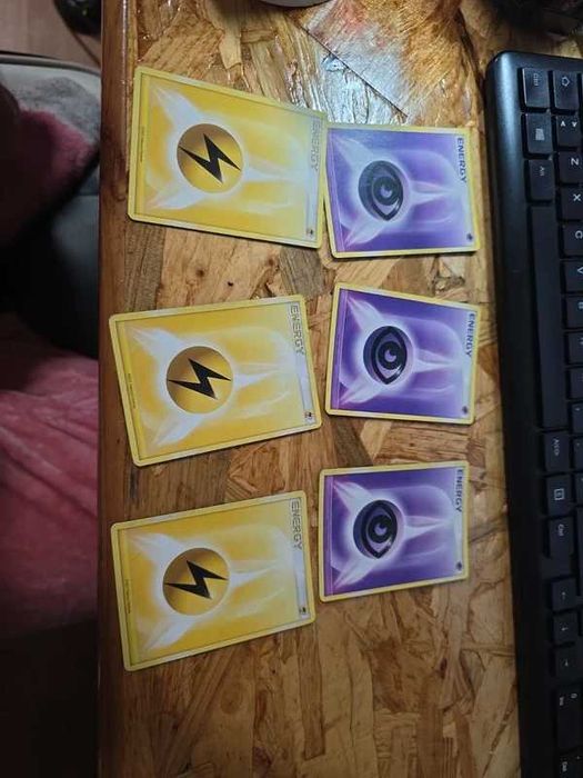 cartas Pokémon energy - eletric grass water health psychic metal