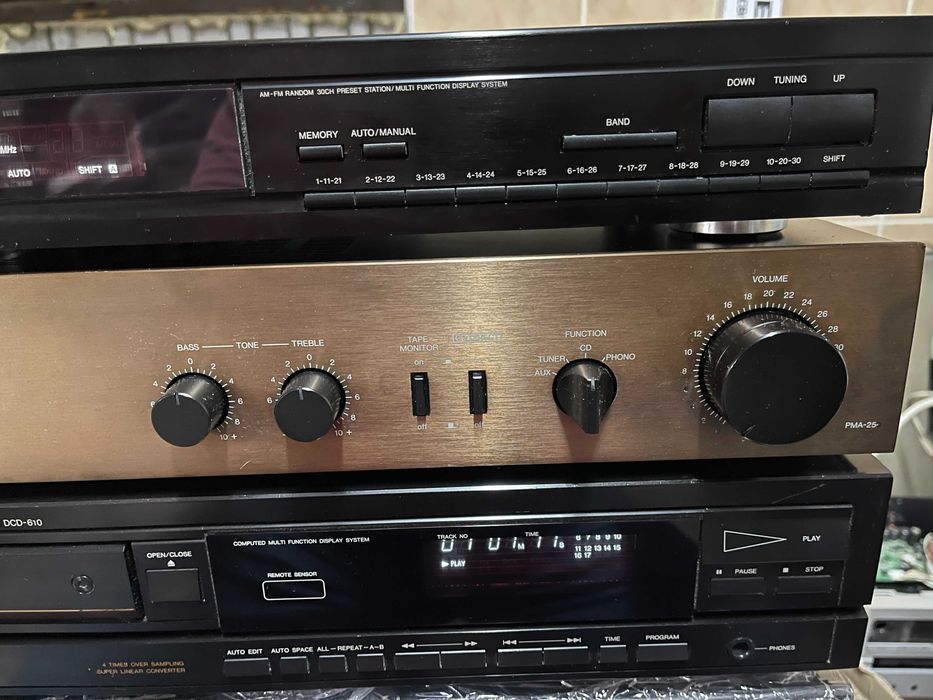 Підсилювач DENON PMA-250, Тюнер TU-280, Програвач DCD-610