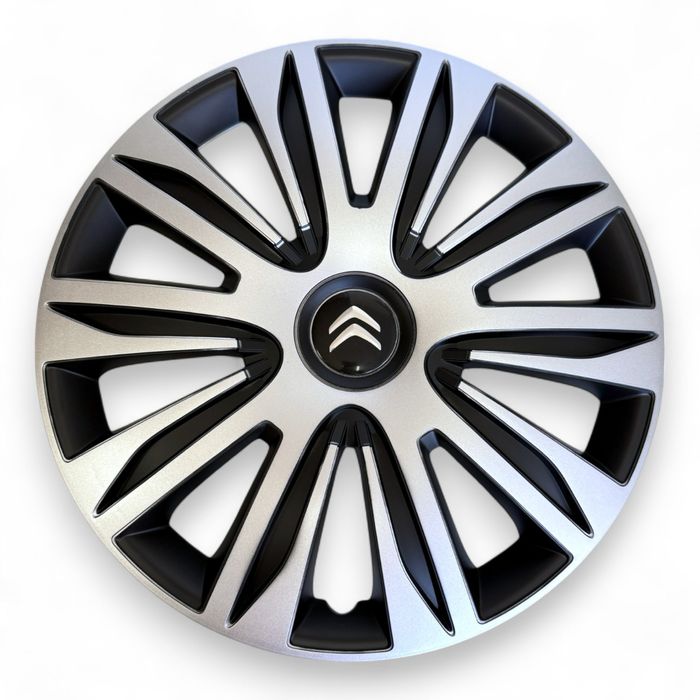 Колпаки на колеса Nardo silver black черние металик ковпаки чорні