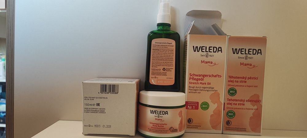 Weleda нова олійка,тонік,батер,новое масло Palmer's