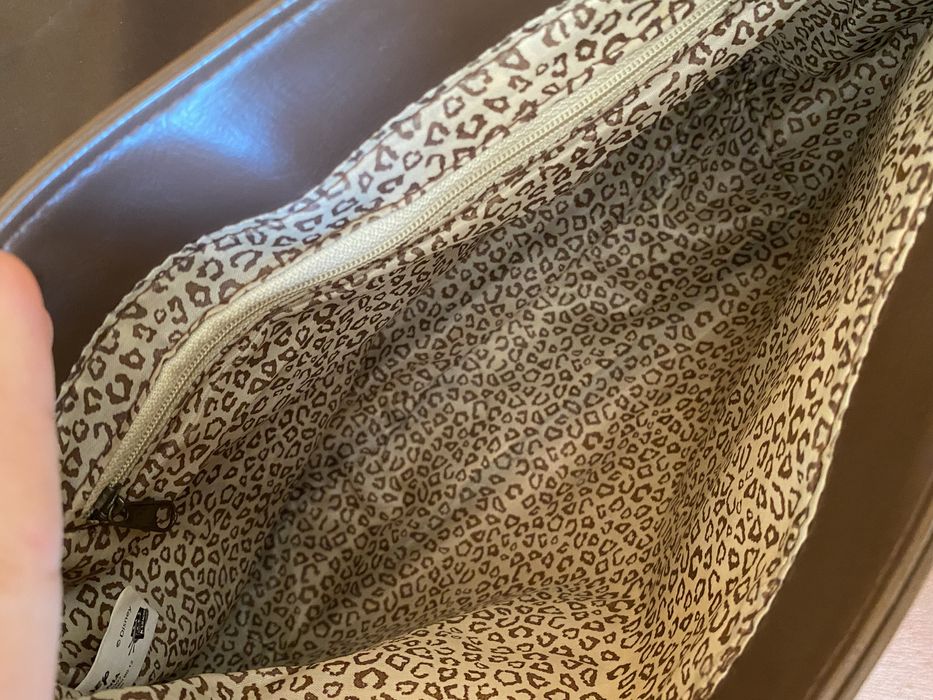 Carteira Mala grande Minnie Mouse Disney castanha e creme