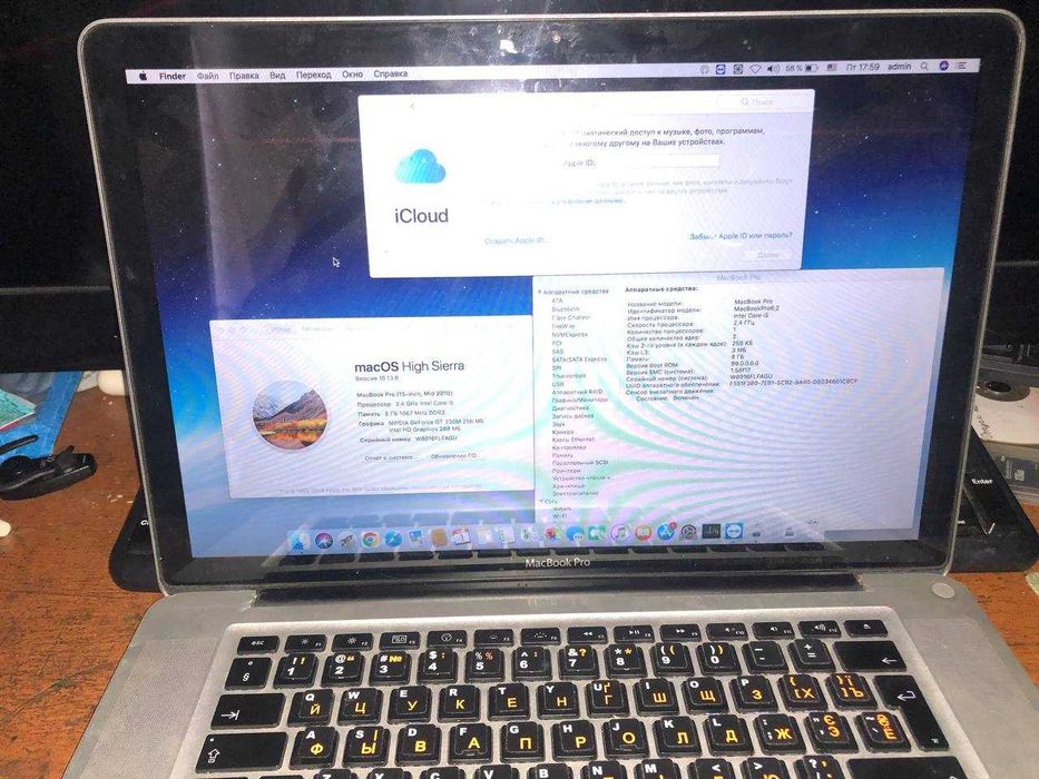 Продаю MacBook Pro A1286