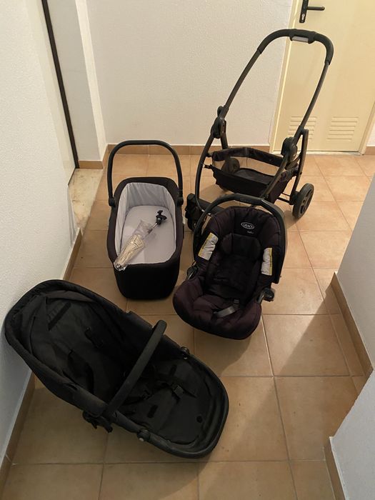 Carrinho bebé Graco Evo Trio