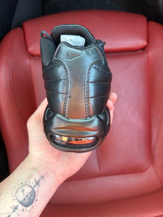 (ОПЛАТА ПІСЛЯ ОГЛЯДУ)Nike Air Max 95 x Supreme All Black Найк Аір Макс 95 х Сумпрім Чорні