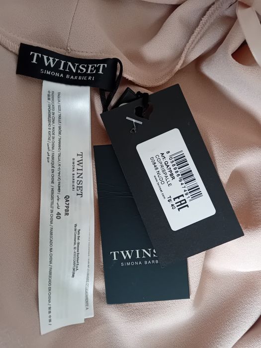 Bolerko Twinset rozmiar włoski 40 łosoś morela