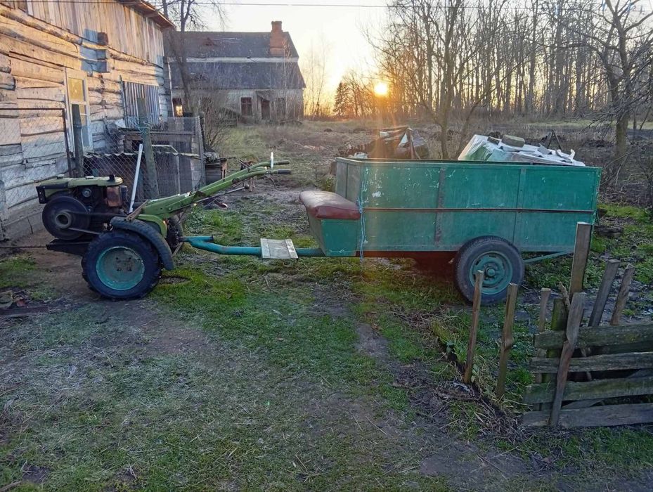 Продам мотоблок с прицепом