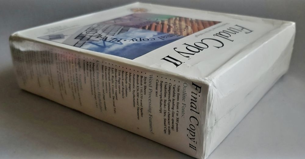 Programy na Amigę Final Copy i Opus