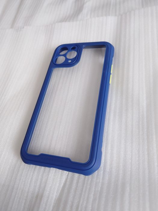 Etui do iPhone 11 Pro Case Plecki przezroczyste niebieskie Nowe