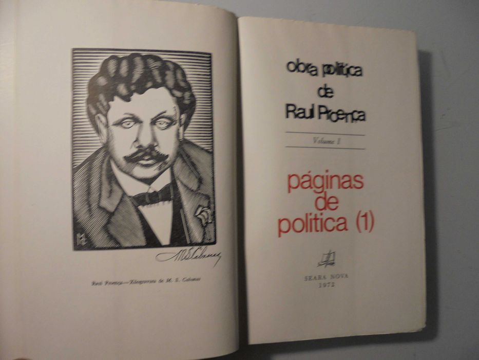Proênça (Raul);Obra Política-4 Volumes (Completo)