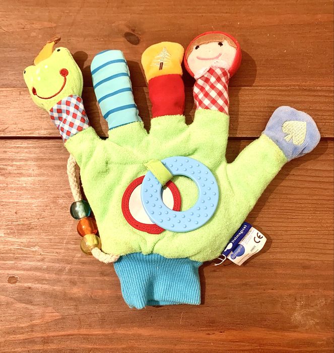 Luva didatica para bebe