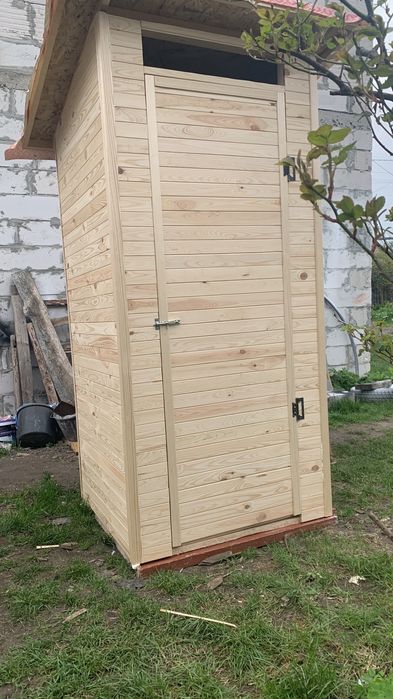 Туалет вуличний, душ, хоз блок, бесідка