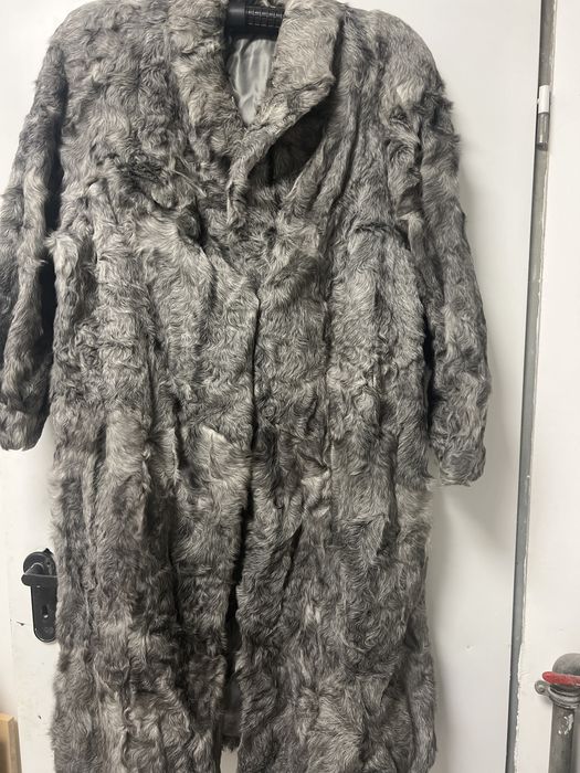Futro naturalne plaszcz 120 cm.