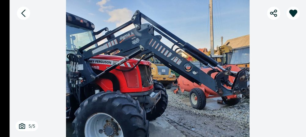 Ładowacz czołowy tur Massey Ferguson