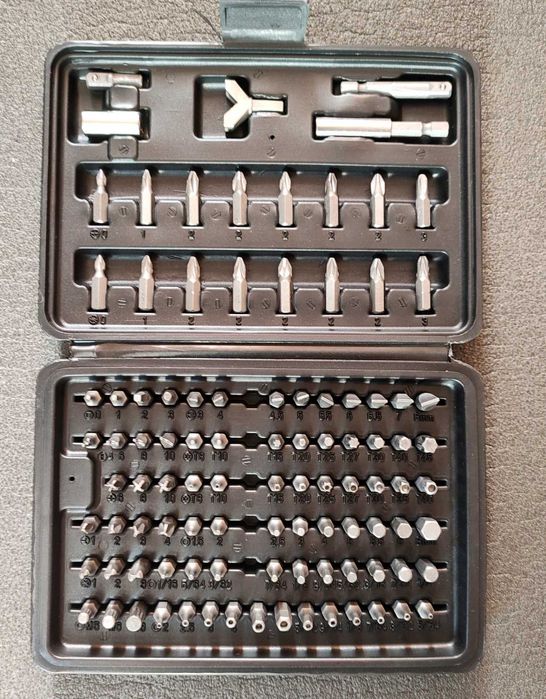 Набір біт 100 шт 25 мм адаптер канц біти