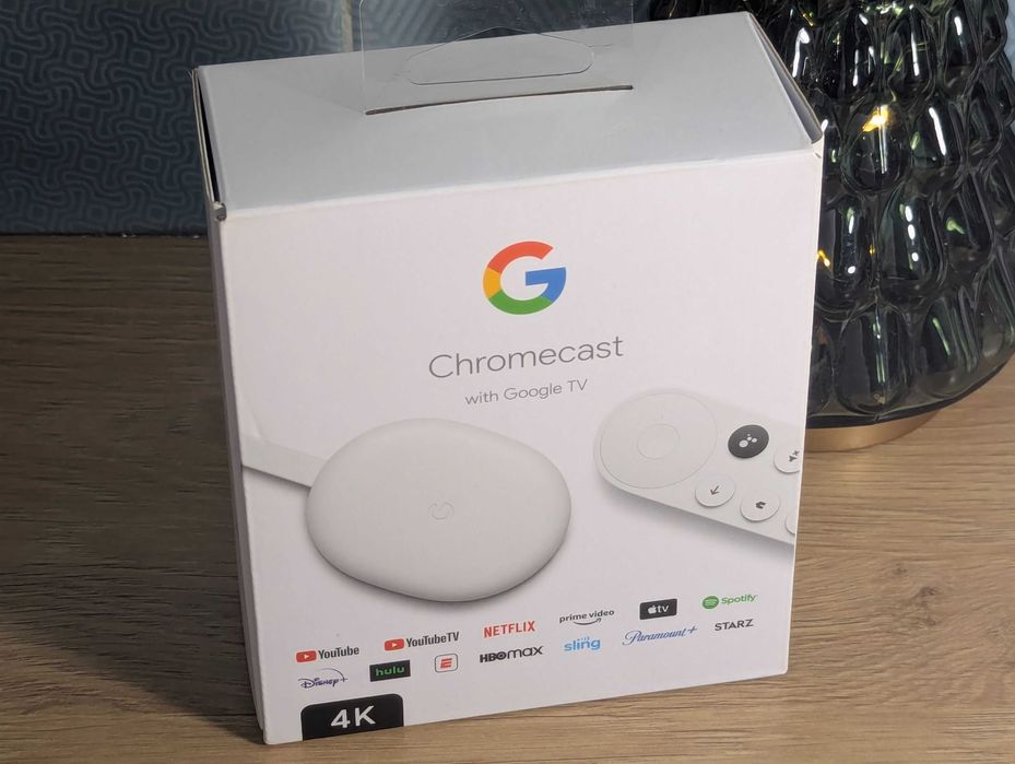 ТВ приставка Медиа проигрыватель Chromecast Google TV 4K модель GZRNL