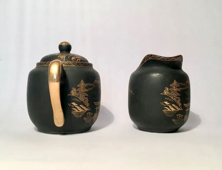 PORCELANA JAPONESA - açucareiro e leiteira - Mori China