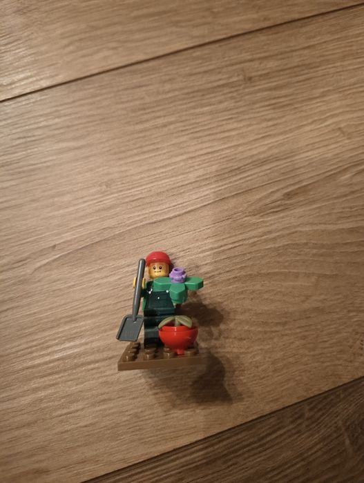 Sprzedam figurkę ogrodnika z kwiatami