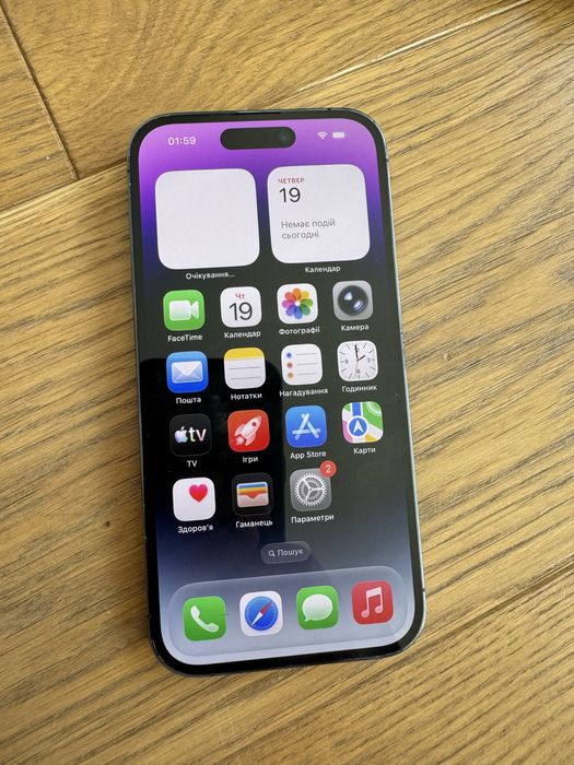 Apple iphone 14 Pro 256 gb Deep Purple White Фіолетовий ідеал