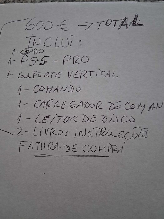 P S 5 - PRO - NOVA