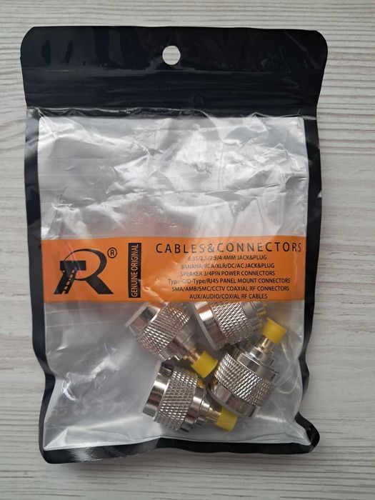 Комплект ВЧ перехідників SO239 / UHF Female — SMA Female 4 шт