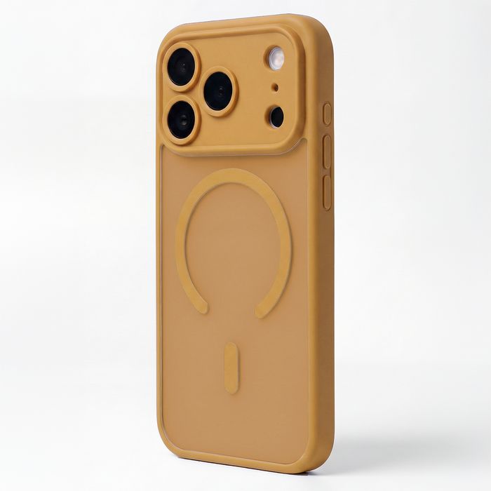 Nakładka Mag Matt do iPhone 17 6,3" / 18 6,3" brązowa camera protectio