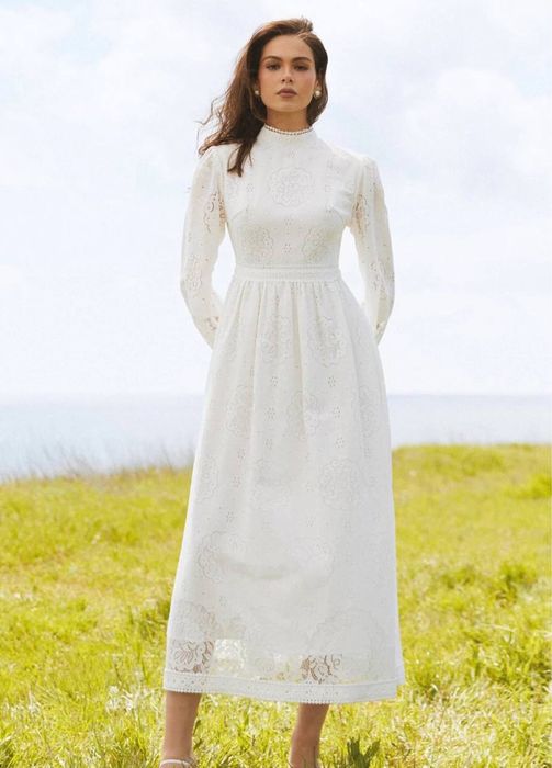 Сукня Gepur біла, вдягали один раз, XS