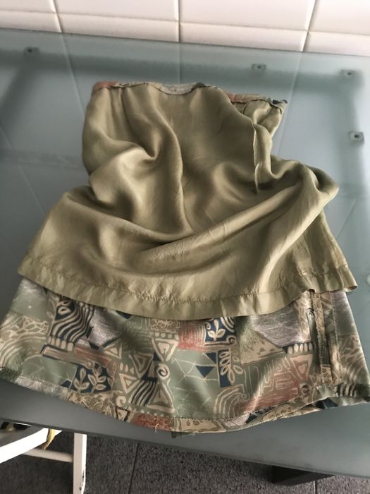 Saia forrada co racha