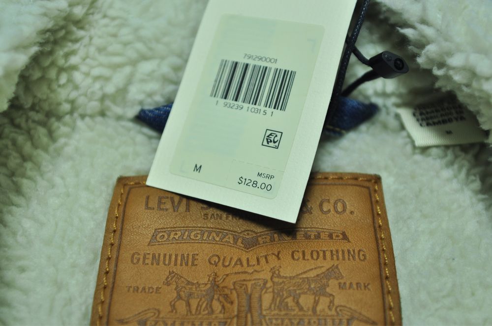Levi’s Premium Sherpa оригинал новая мужская куртка шерпа (NEW)