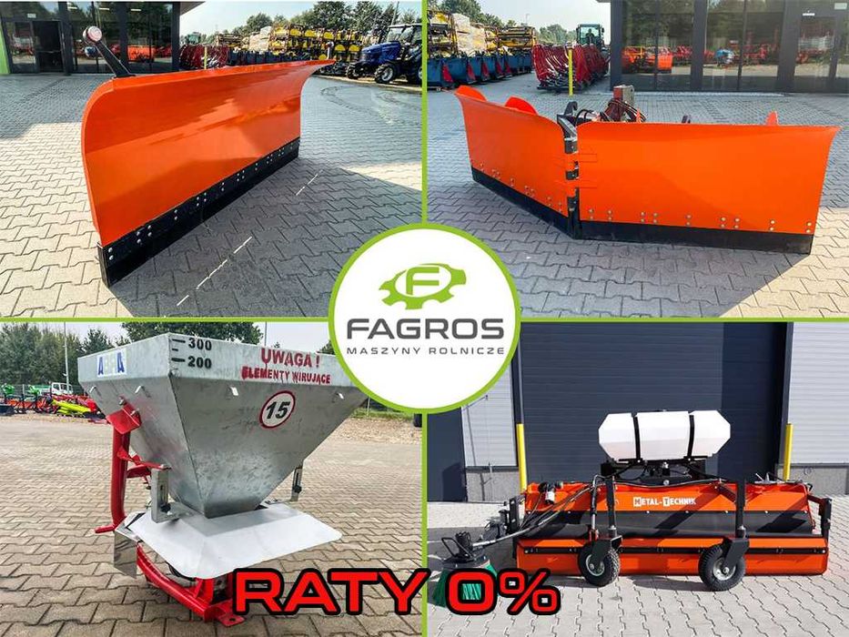 Pług śnieżny do spychania Zamiatarka Rębak Piaskarko Solarka RATY