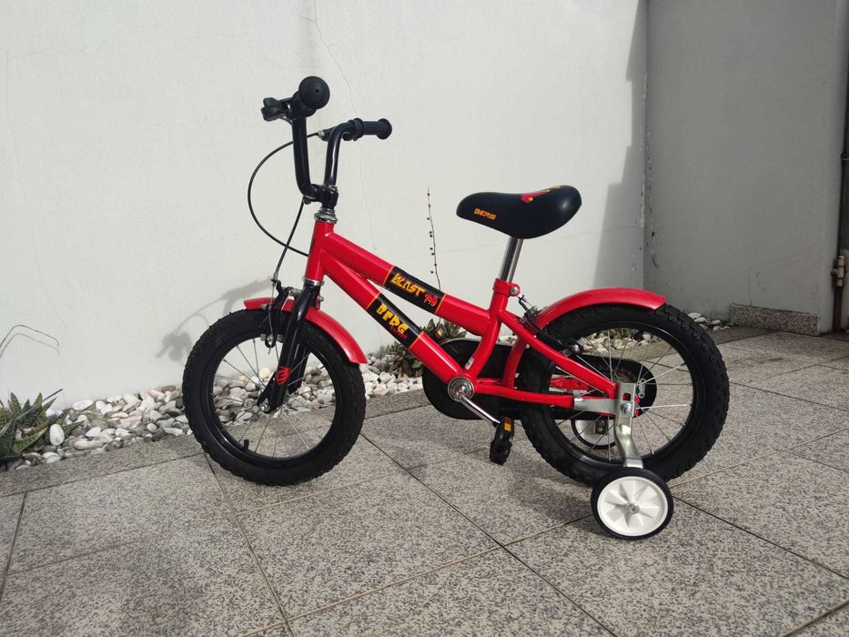 Bicicleta Criança Roda 14'' 4-6 Anos Blast - Muito Bom Estado