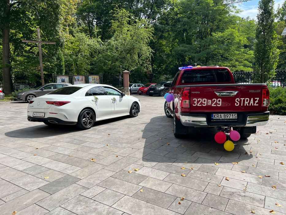 Auto do ślubu Mercedes CLA AMG