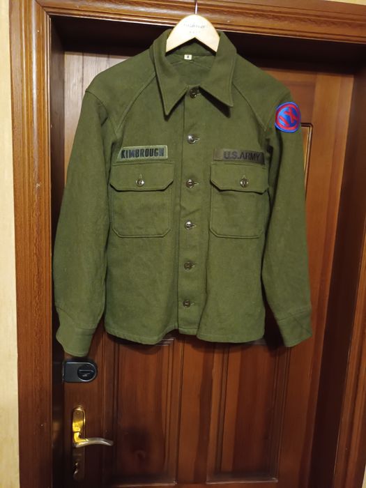 Рубашка M-1951 армии США Olive Green 108 Us Army милитари