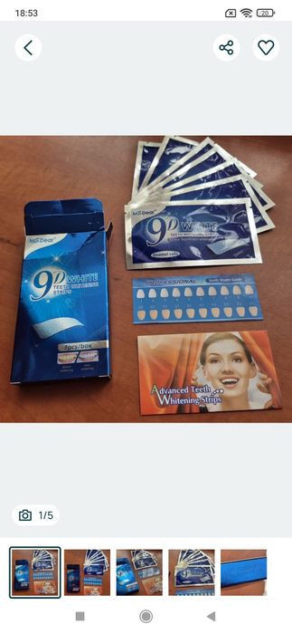 9D White Paski do wybielania zębów Wybielające zęby 14 sztuk Tanio