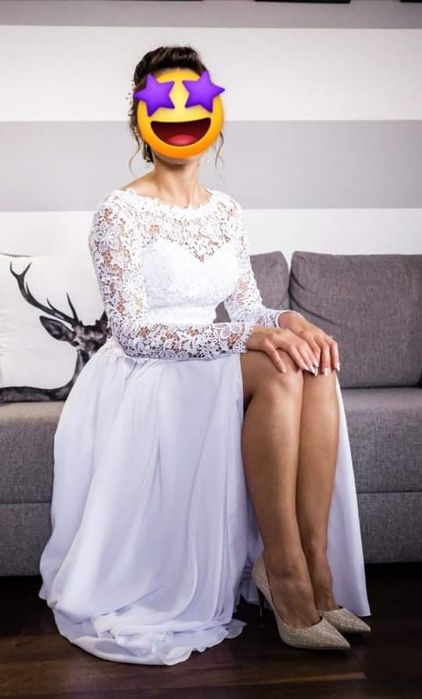Suknia ślubna styl boho/rustykalny