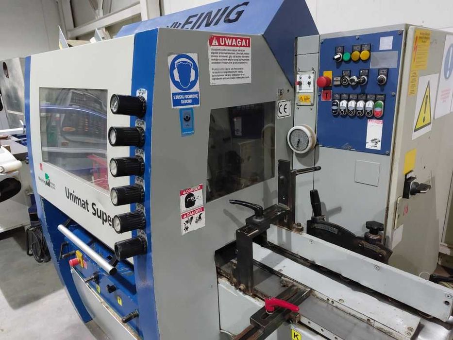 Strugarka czterostronna Weinig Unimat Super 4 z podajnikiem  EM 15