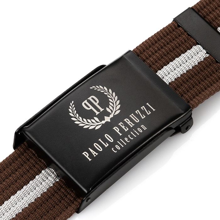 pasek parciany męski paolo peruzzi pw-15-95 cm