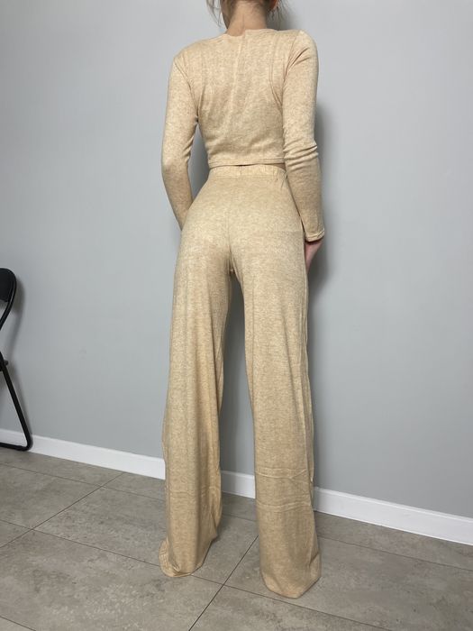 Костюм домашній з ангори, кльош та прямі штани, для дома