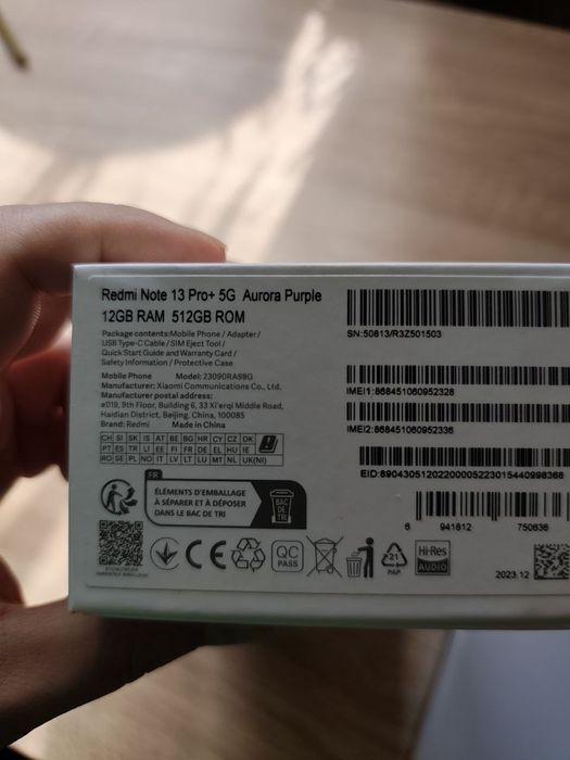 Xiaomi Redmi Note 13 Pro+ 5G  12/512 Gb