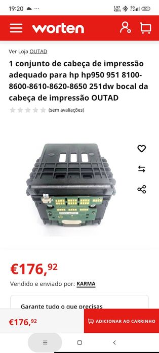 Cabeça de impressão HP 950