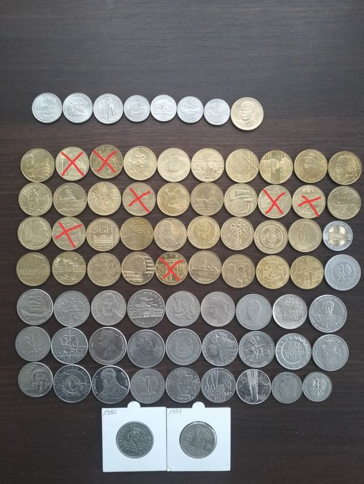 Продам різні колекційні та ювілейні монети, ціни вказані в описі