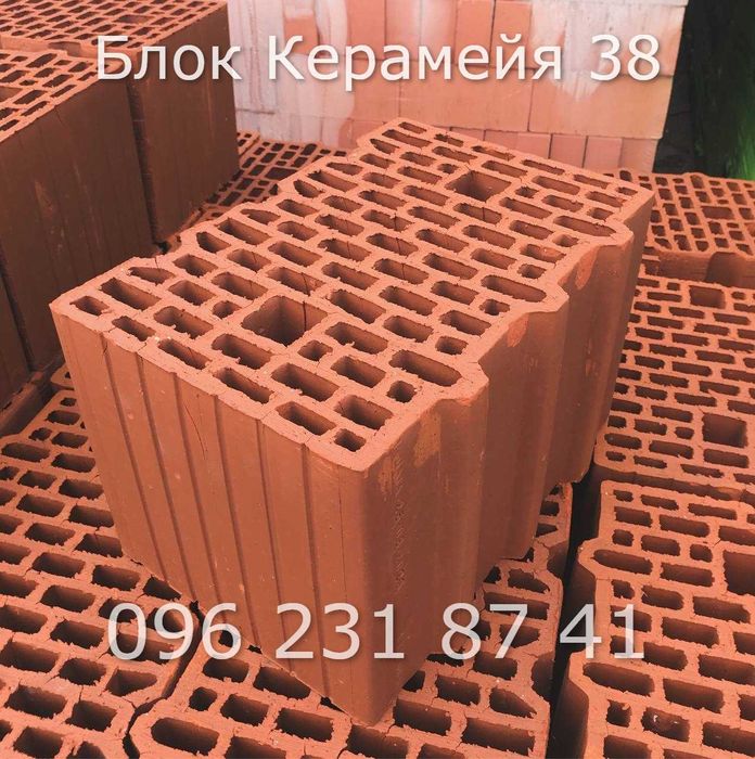 Блок Кузьминецький 11,6 (керамічні блоки 25, 250 блок) Керамоблок
