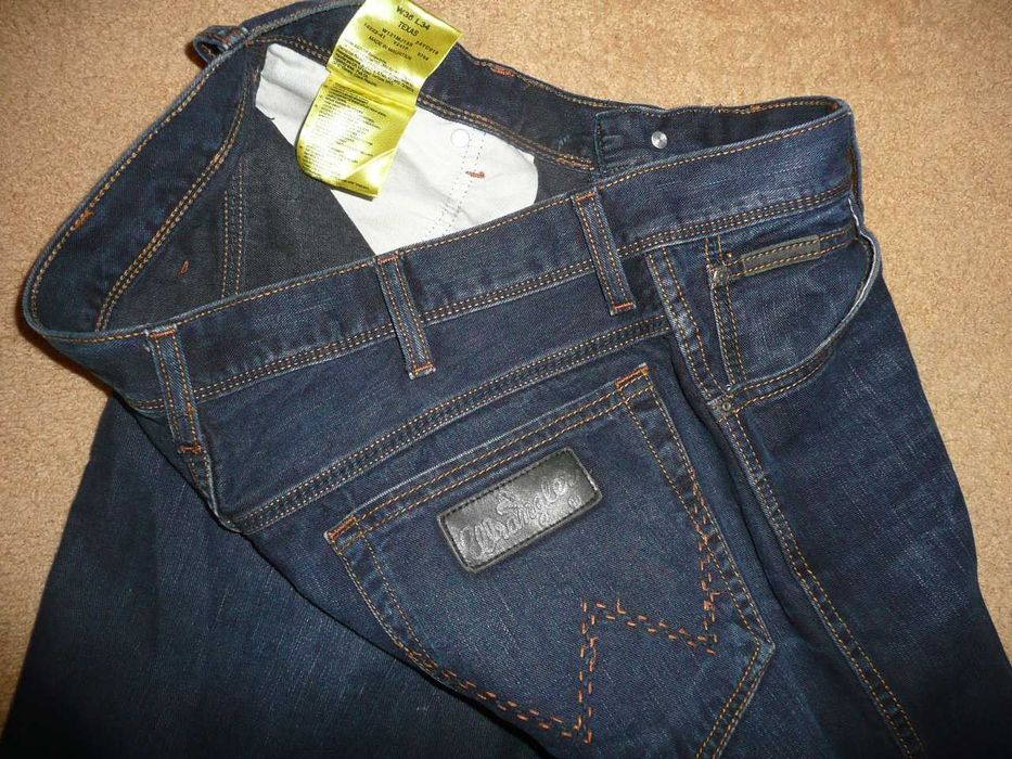 Spodnie dżinsy WRANGLER W36/L34=47/112cm texas jeansy