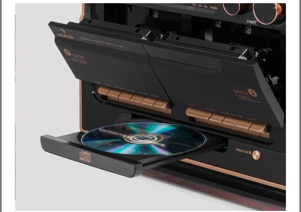 Стереосистема Музыкальный центр Auna Wood 388-BT