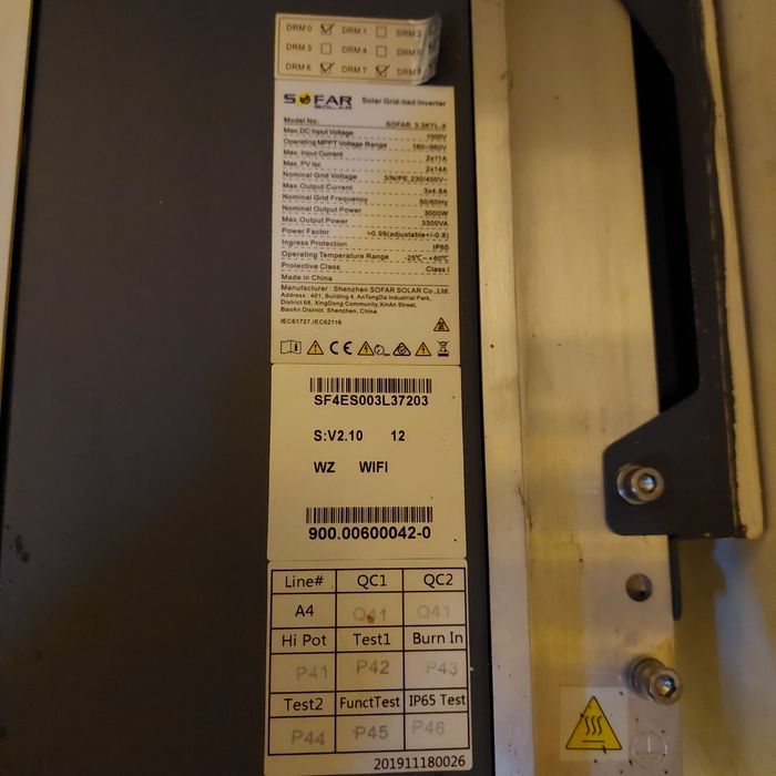 Sofar 3.3 ktl-x sprawny
