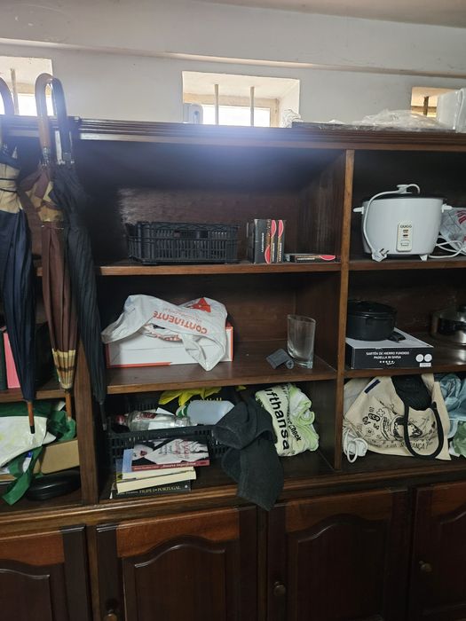 Armario estante sala/salao em madeira