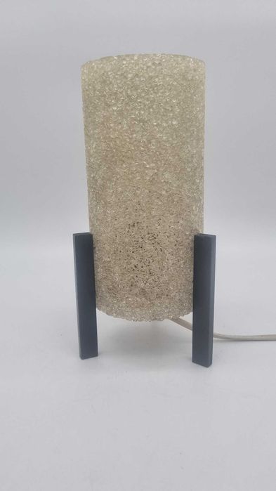 Lampka stołowa Space Age Rakieta design PRL lata 70 Czechosłowacja