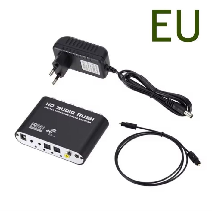 5.1 Аудіодекодер, конвертер цифровий оптичний