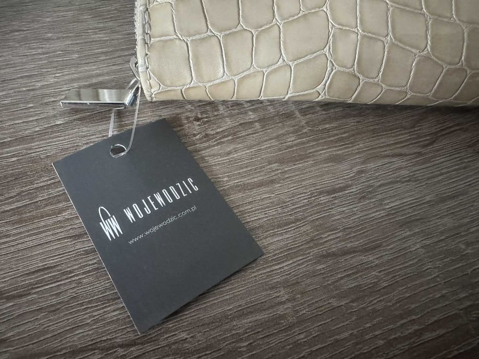 Portfel Wojewodzic beżowa skóra naturalna