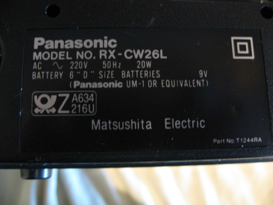 Panasonic RX-CW26
